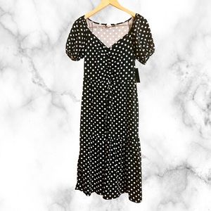 Caution To The Wind Polka Dot Dress